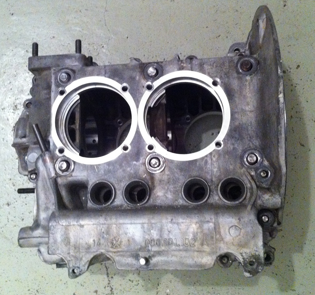 der frisch gefräste Block