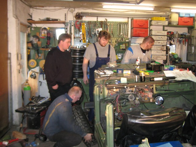 ums Objekt geschaart