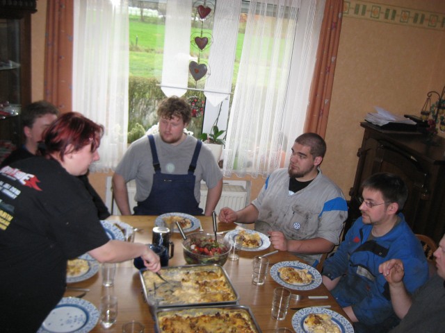 für ordendliche Verpflegung war gesorgt.