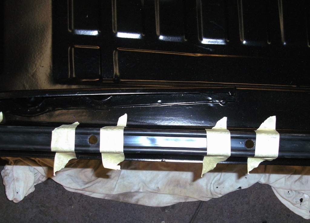 verklebt und fixiert