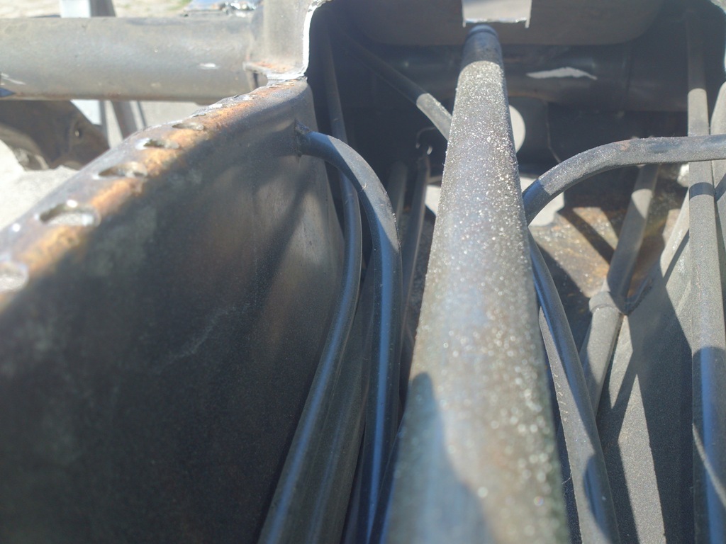 Hier mal ein Blick in die Rahmengabel.