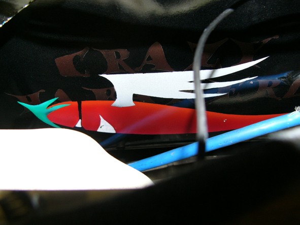 und mit eingebautem motor