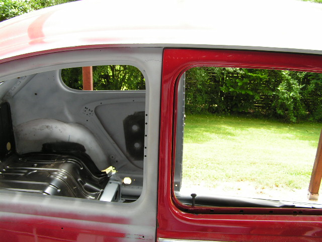 oben ist kaum Luft zwischen