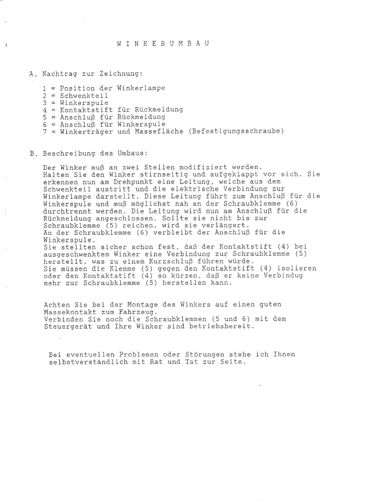 Quelle: Gerd Weiser / Auszug Anleitung Wink-Blink-Relais