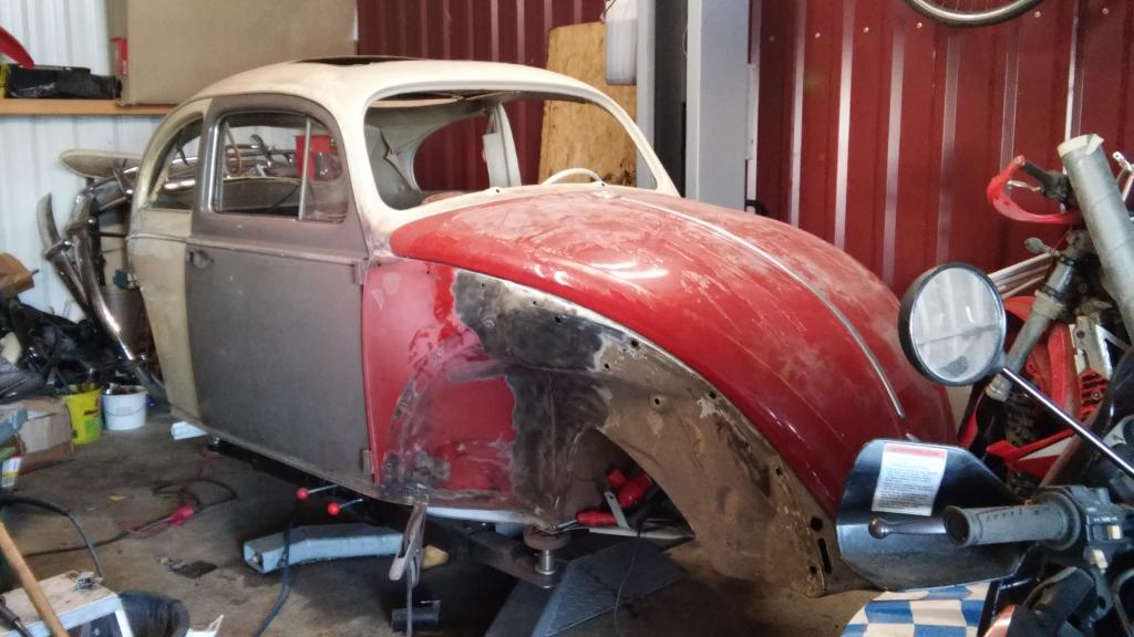 Seitenteil ist schon mal drin