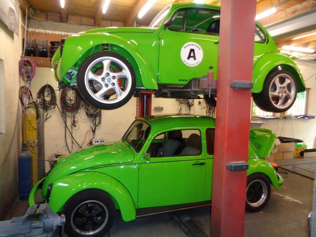 Groß und Klein gestapelt