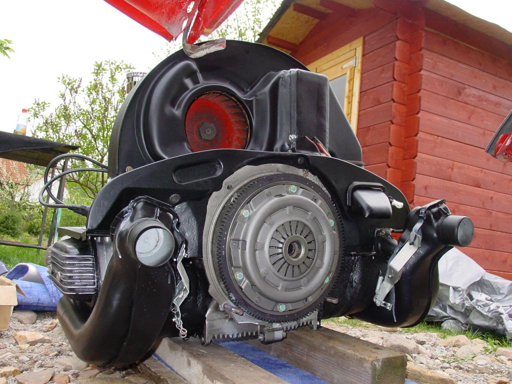 Motor draußen