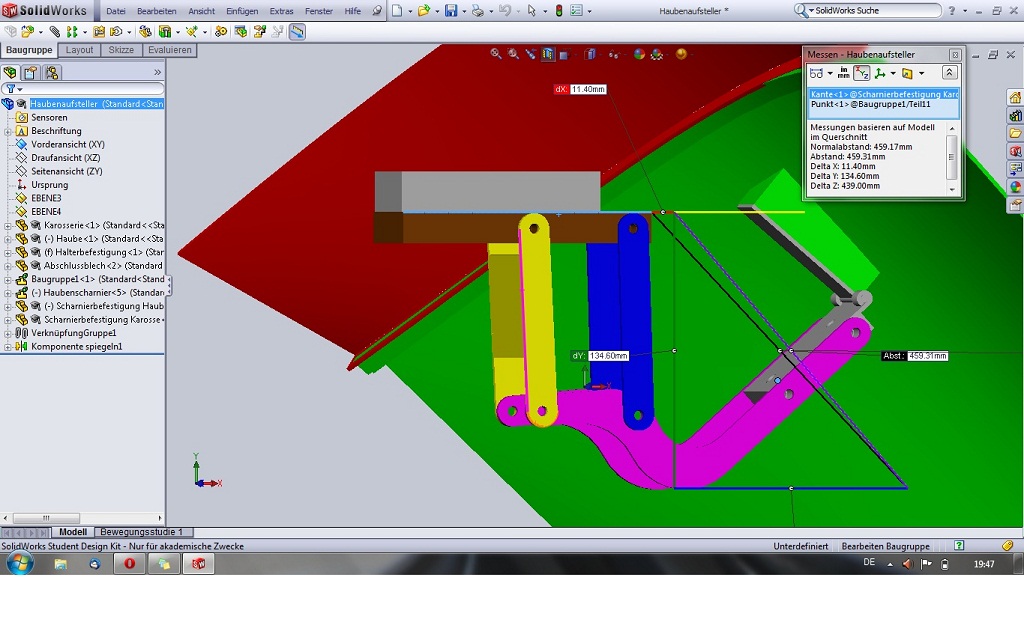 Die max. Höhe beträgt 134.6mm....,also das grüne Maß wird vllt ne enge Kiste...