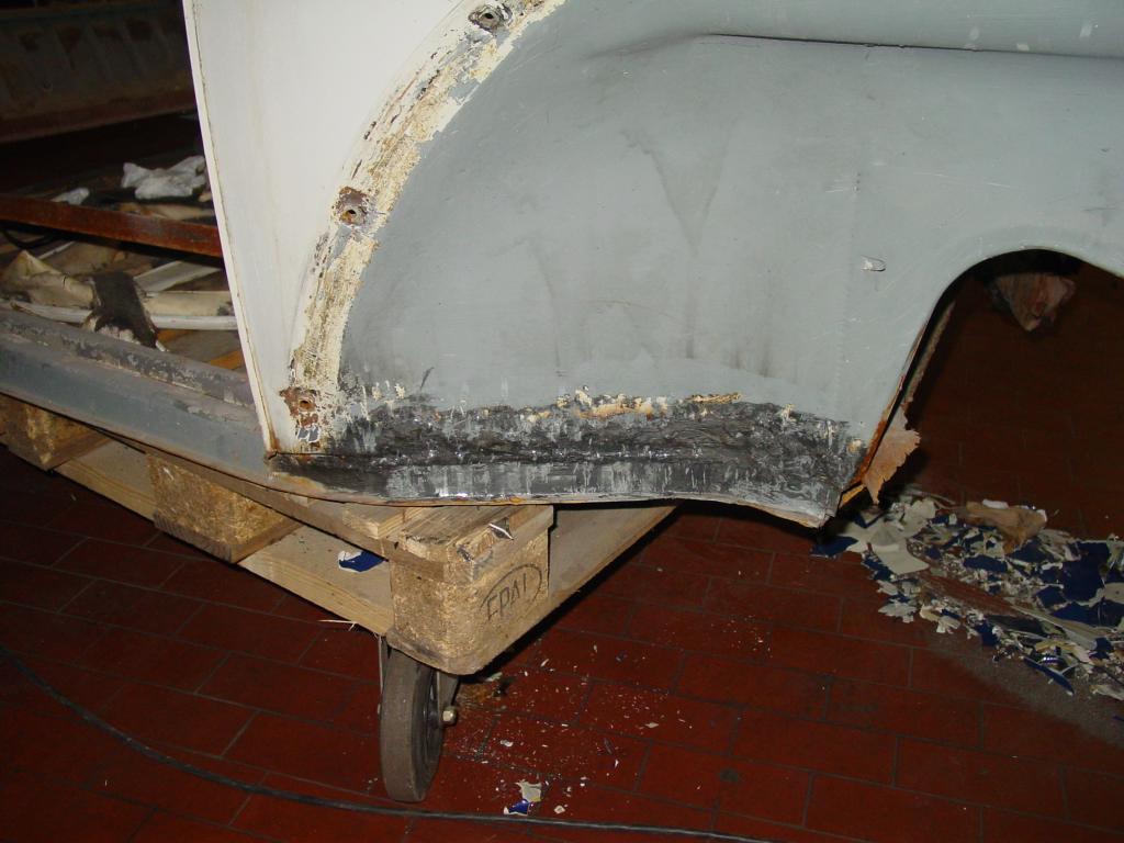 Da wollte schonmal ein neuer Warmluftkanal rein