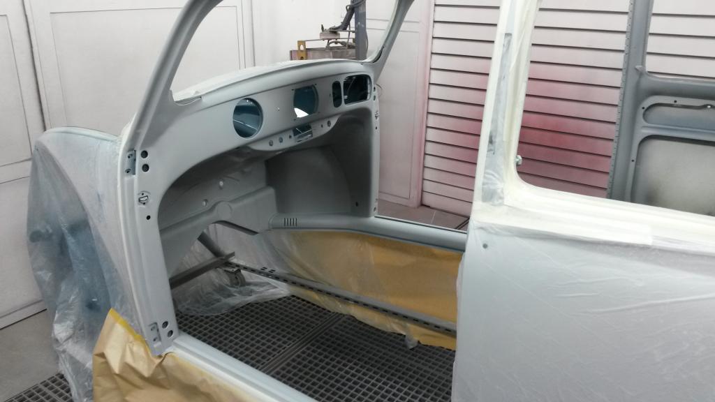 Innenraum kurz vor dem lackieren