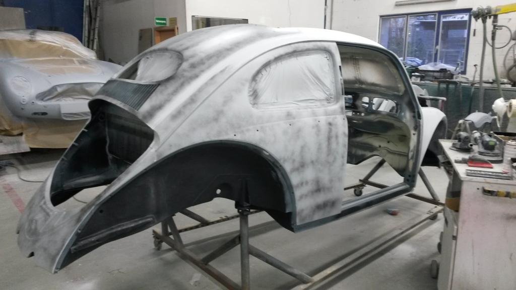 Karosserie vor dem letzten finalem Endschliff!