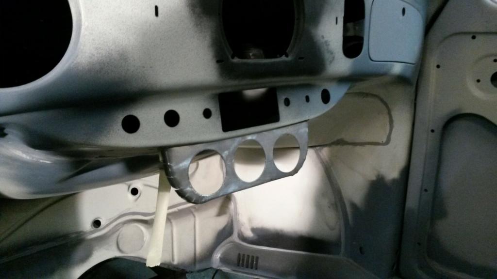 Anprobe des Deckblechs der Eigenbaukonsole!