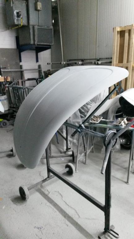 Vordere Haube fertig fürs lackieren!