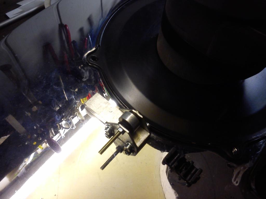 Rohbau am Gebläsekasten