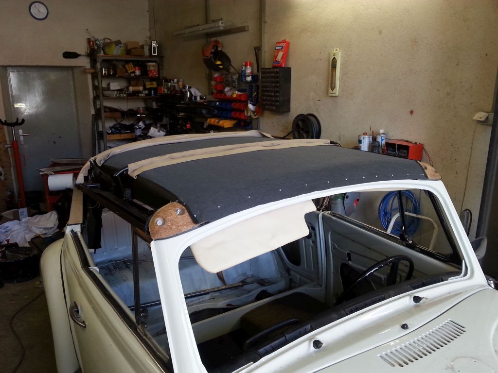 Montage des Innenhimmels