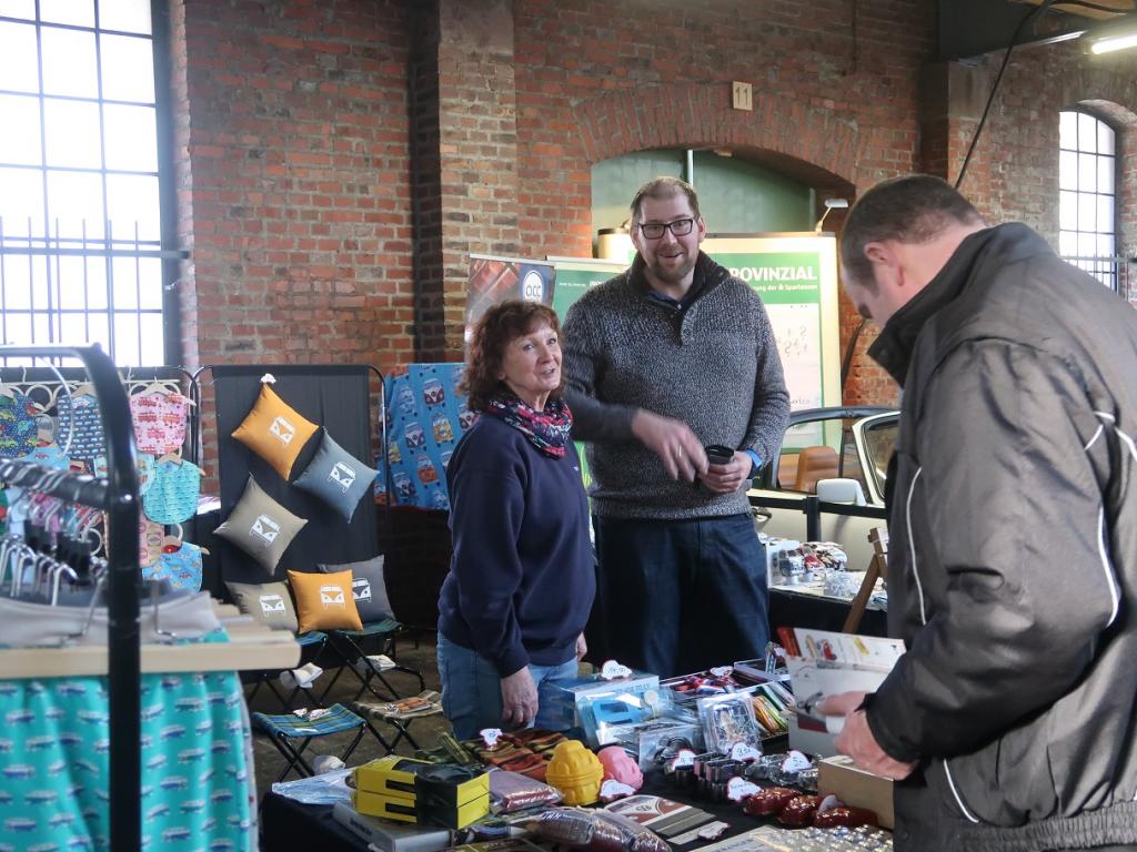 Bekannte Gesichter am Stand