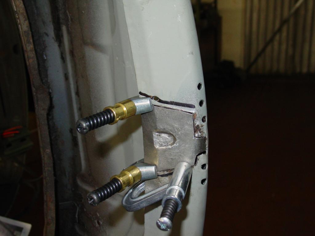 Eingepasst und mit Clec-O-Lok's fixiert