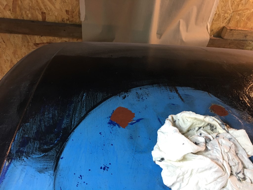 und einfach abwischen