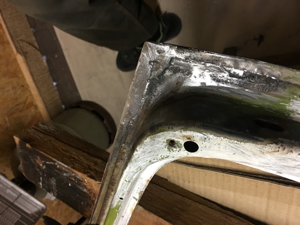 verzinnen .. optisch innen kein Highlight