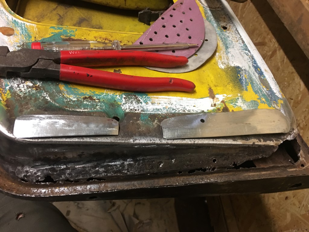 Türen sind von einem anderen Bulli, nur unten rostig