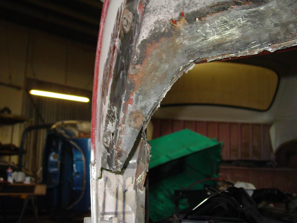 Reste des &quot;Doppelblechs&quot;