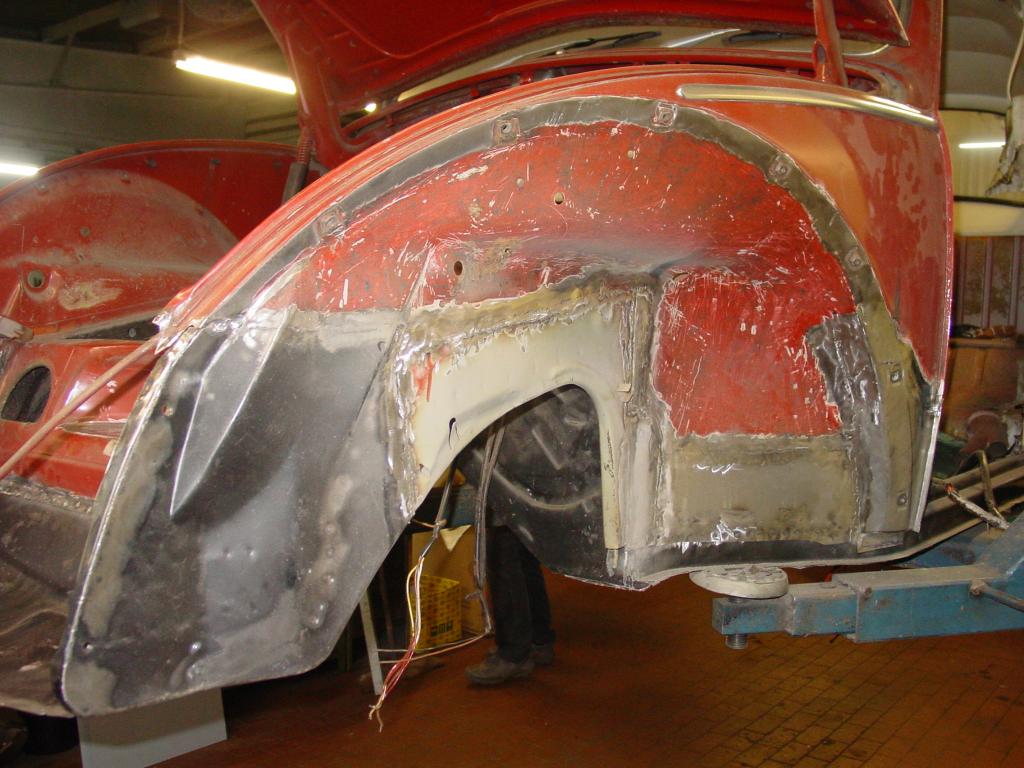 Linkes Seitenteil fertig geschweißt