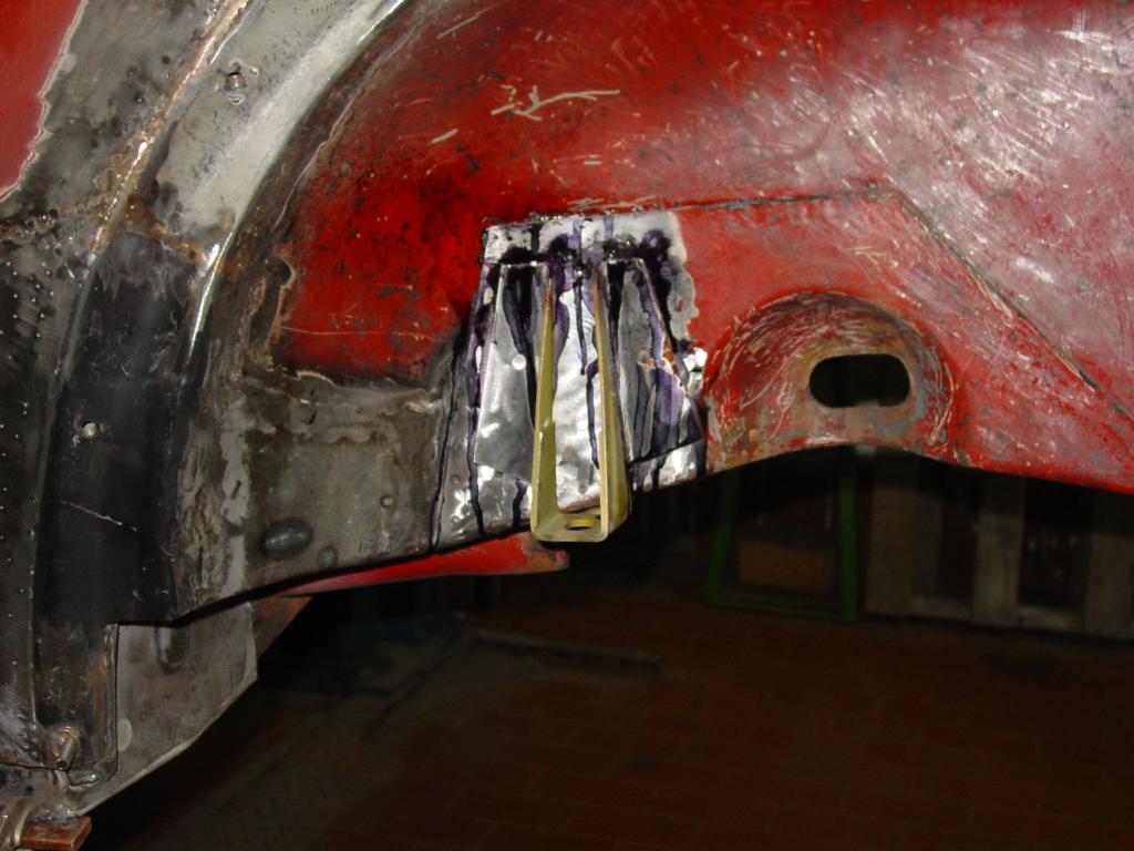 Brunox in die Spalte