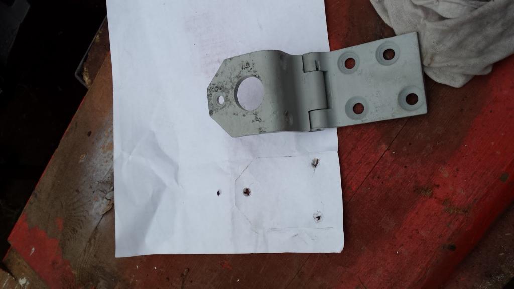 schablone für verstärkungsblech