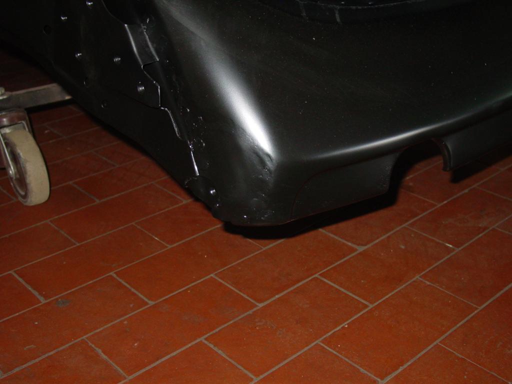 Eingesetzte Ecke am A-Blech