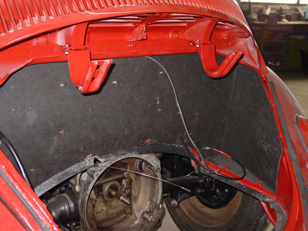 Motorraumdämmung fertig