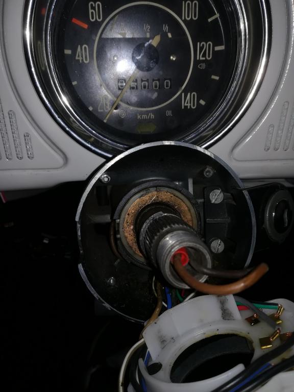 hier die Lenkstange in dem lager wo spiel hat