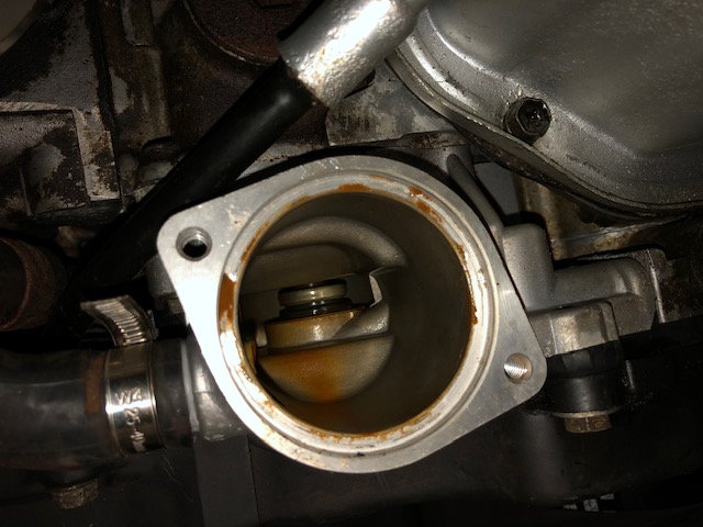 Thermostatgehäuse - Motorblock