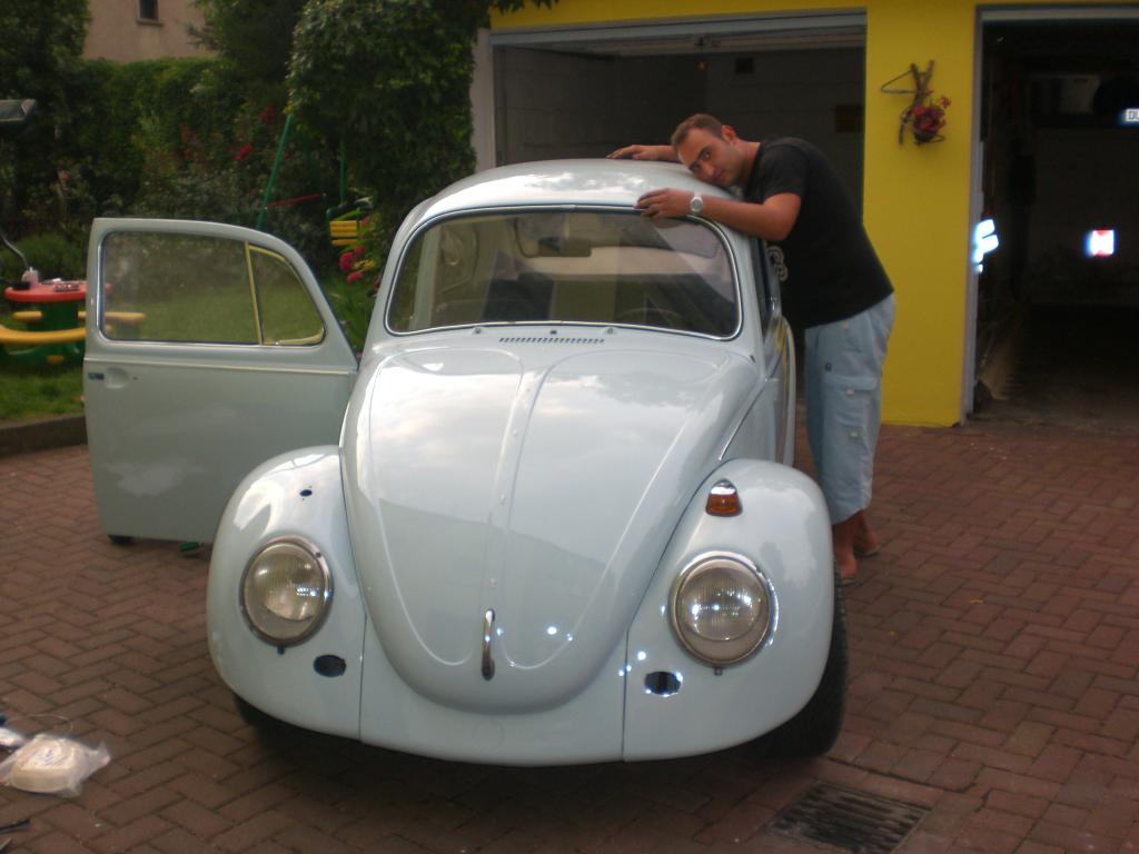 nach der ersten Lackierung 2009 , mit Haare