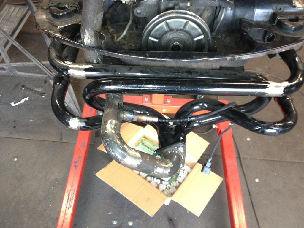 Die Lambdasonde in Position