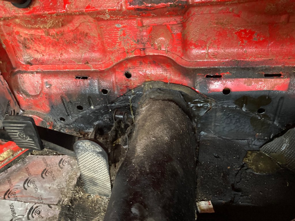 da sieht man den Schlamassel