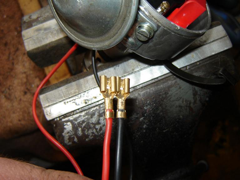 Stecker drangemacht und eingebaut